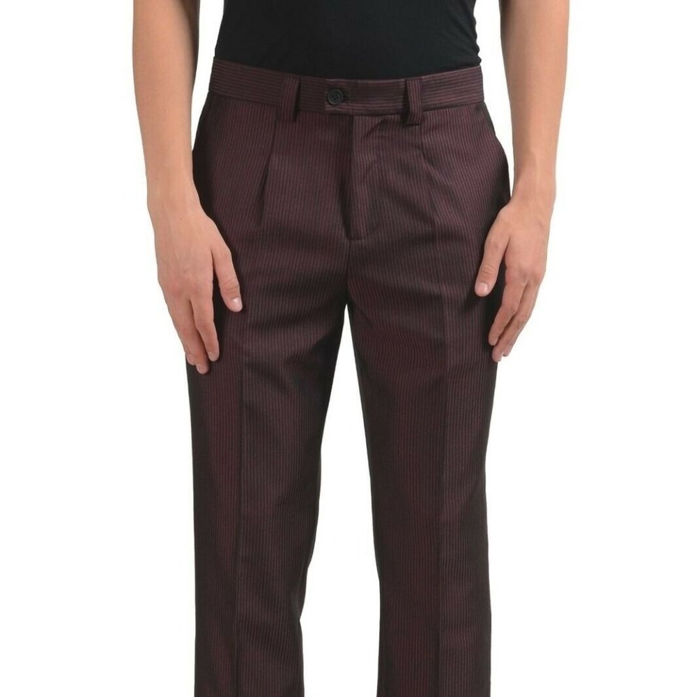 Versace Versus Men's Wool Striped Dress Pants